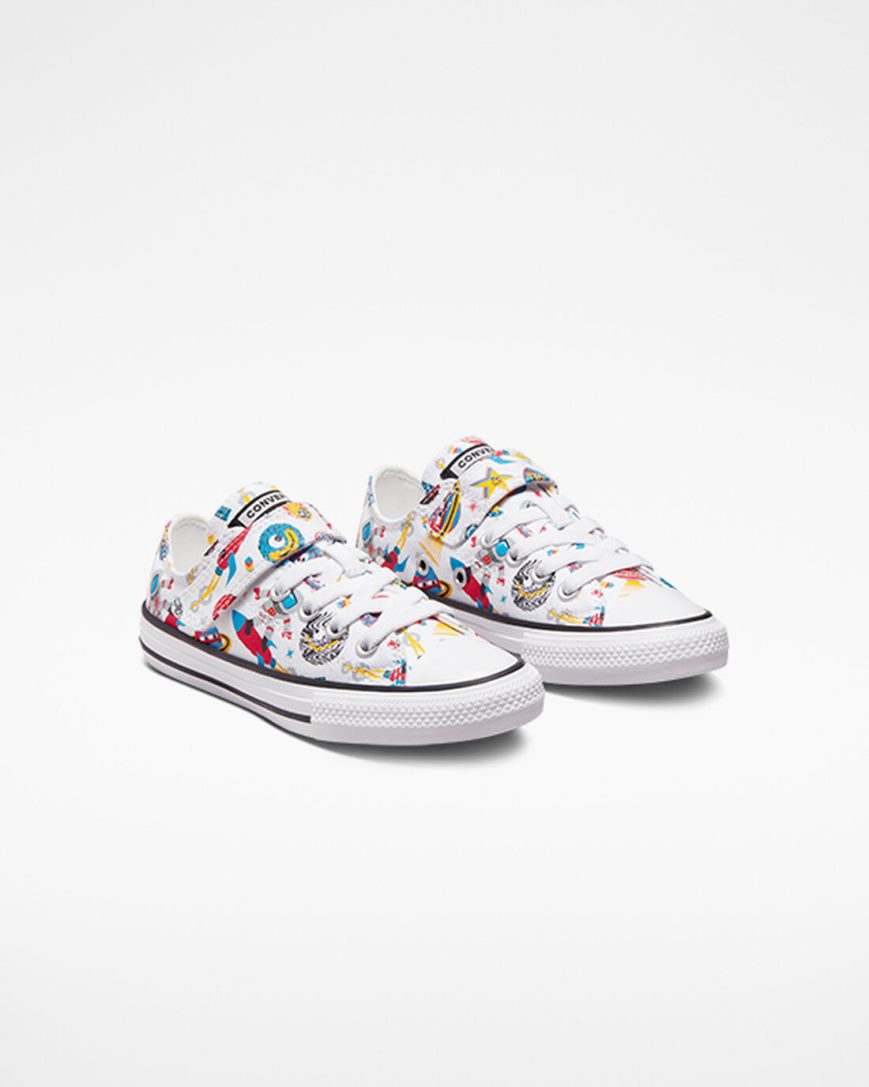 Zapatillas Bajas Converse Chuck Taylor All Star Easy-On Space Cruiser Niño Blancas Rojas | PE 8L0WP5